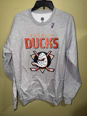 Anaheim Ducks Crewneck Sweatshirt by Blue 84